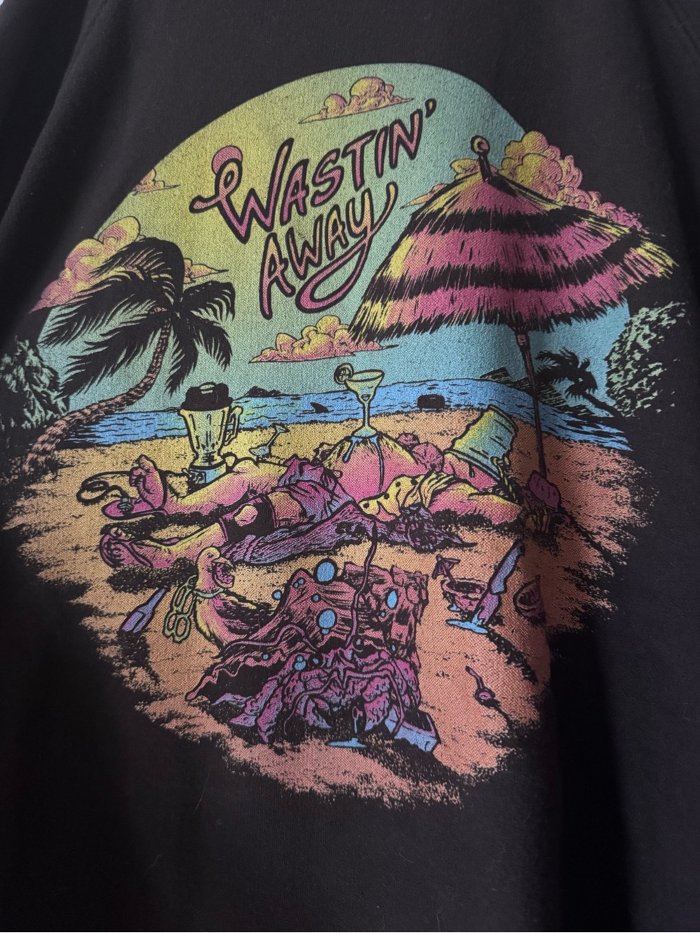 Vintage one of a kind “wastin’ away” sweatshirt